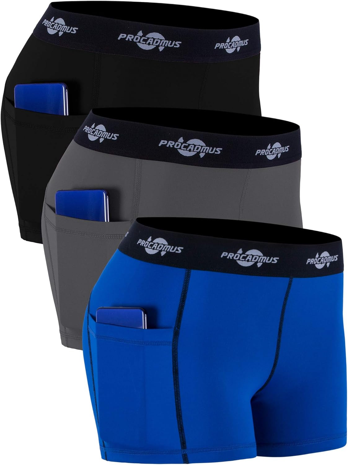 Pro Women's 3" Compression Spandex Volleyball Shorts - Ultimate Comfort & Performance