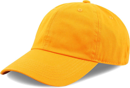 Stylish Baseball Dad Hat for Men & Women - Washed Cotton & Denim, UPF 50+ Cap for Running & Golf