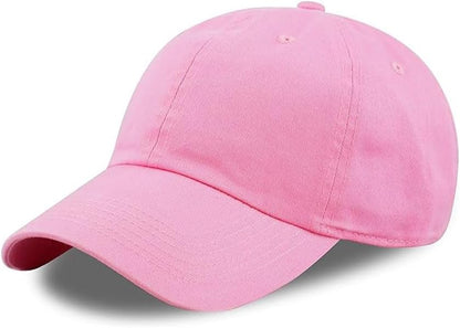 Stylish Baseball Dad Hat for Men & Women - Washed Cotton & Denim, UPF 50+ Cap for Running & Golf