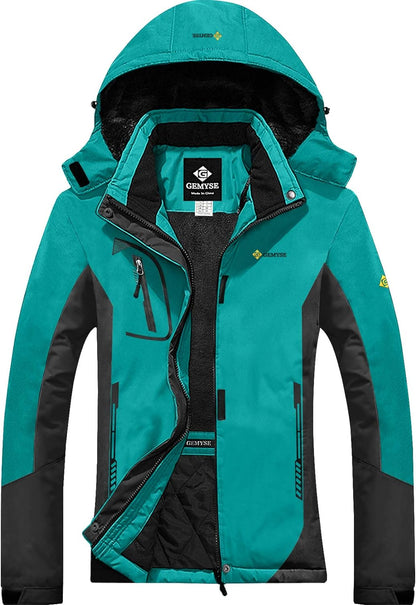 Women's Waterproof Ski & Snow Jacket - Windproof Winter Coat for Hiking & Outdoor Adventures