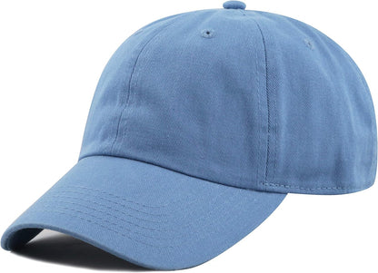 Stylish Baseball Dad Hat for Men & Women - Washed Cotton & Denim, UPF 50+ Cap for Running & Golf