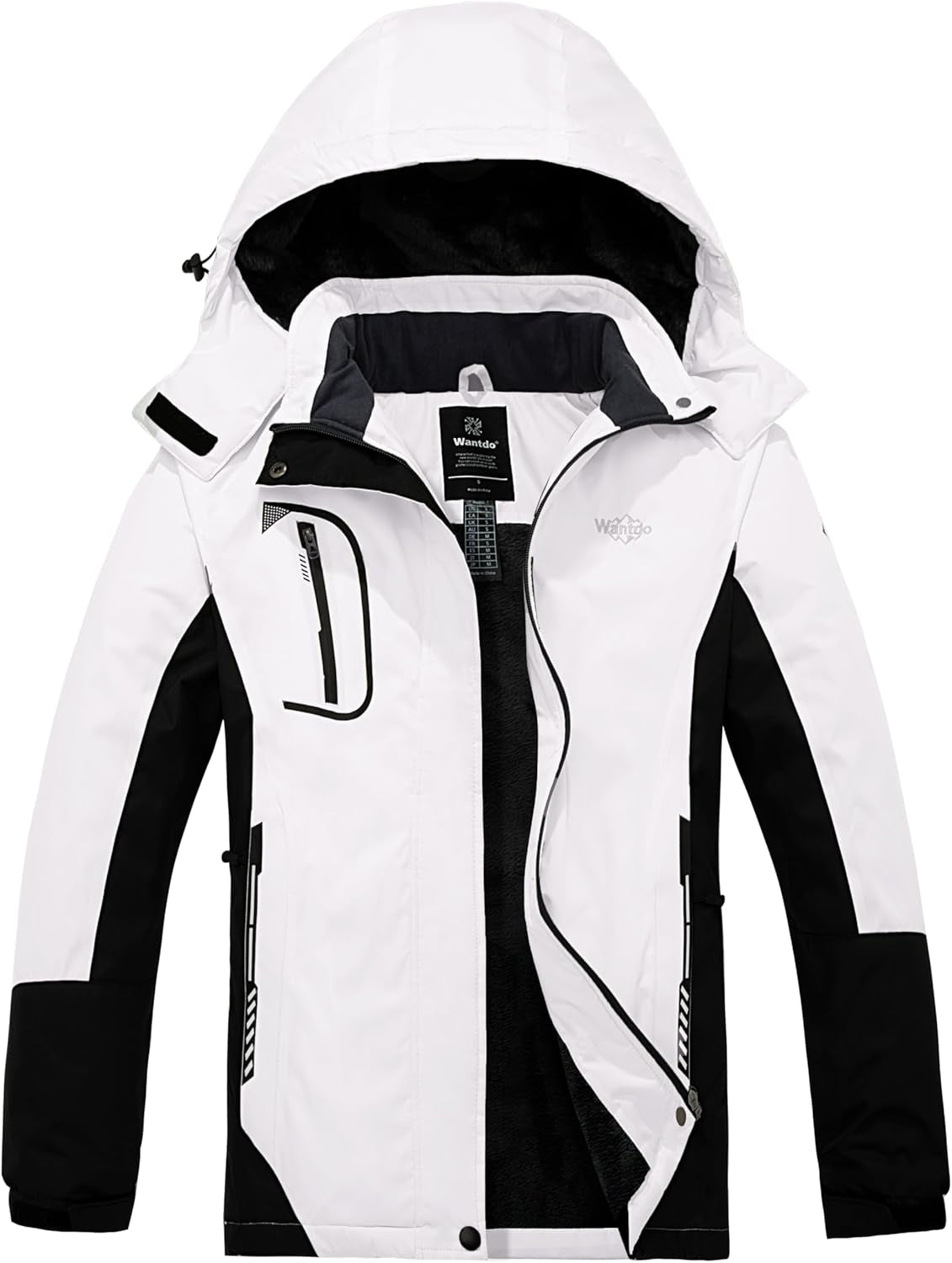 Women's Waterproof Ski Jacket - Windproof & Warm Hooded Winter Coat