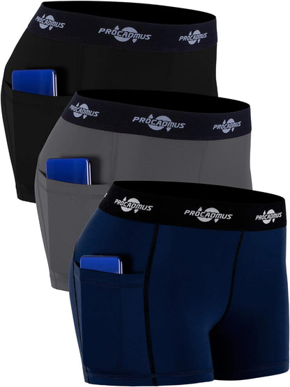 Pro Women's 3" Compression Spandex Volleyball Shorts - Ultimate Comfort & Performance