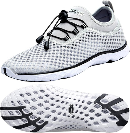 Quick-Dry Aqua Water Shoes for Women - 3-Second Drainage & All-Terrain Versatility for Swimming, Hiking, and Yoga