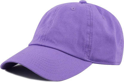Stylish Baseball Dad Hat for Men & Women - Washed Cotton & Denim, UPF 50+ Cap for Running & Golf