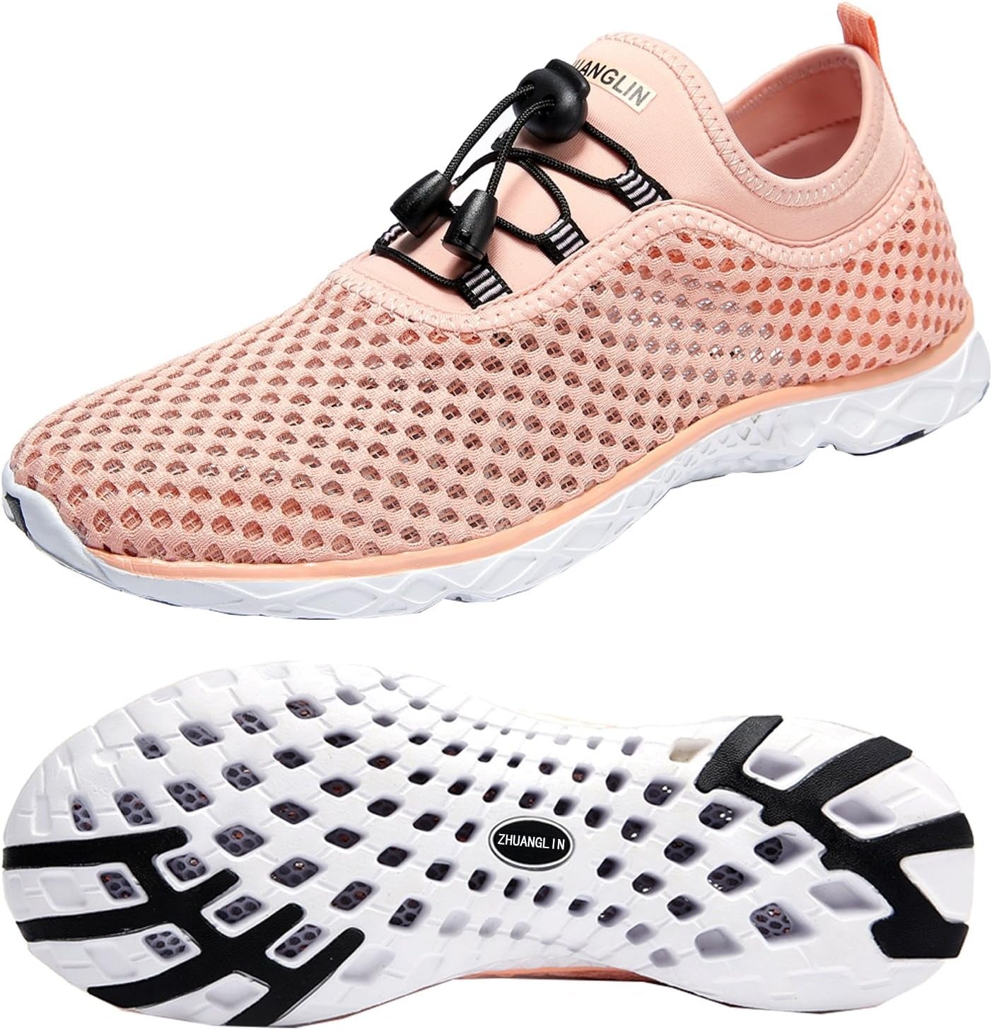 Quick-Dry Aqua Water Shoes for Women - 3-Second Drainage & All-Terrain Versatility for Swimming, Hiking, and Yoga