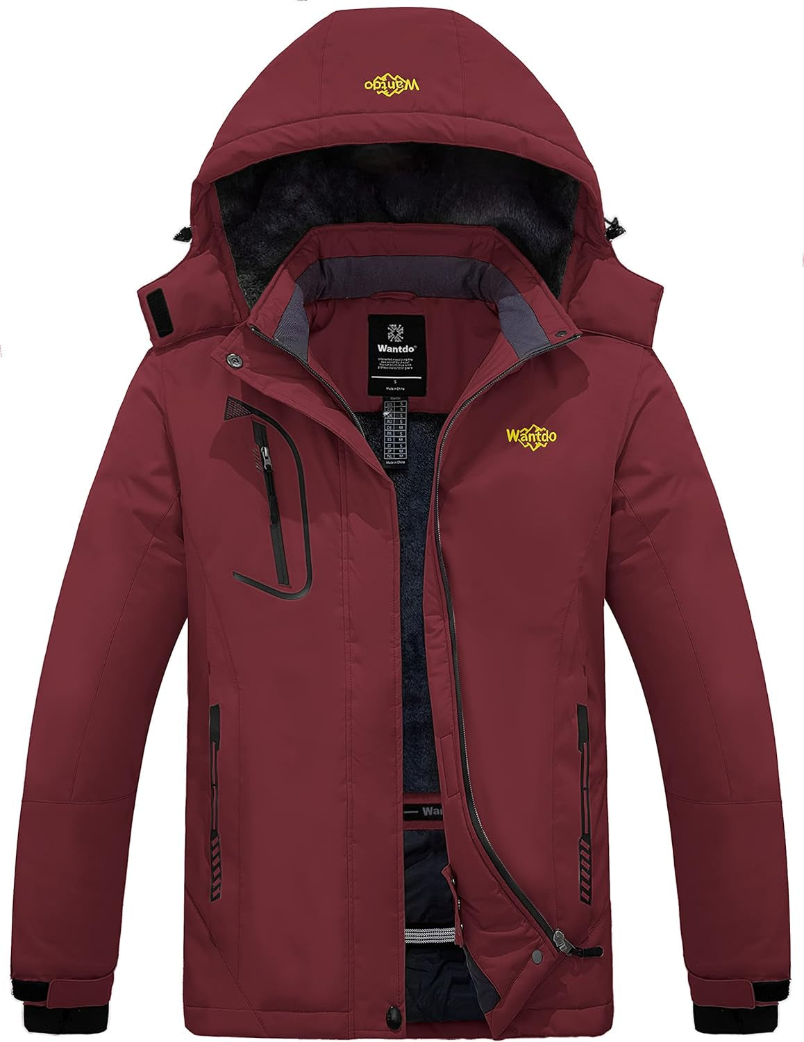 Women's Waterproof Ski Jacket - Windproof & Warm Hooded Winter Coat