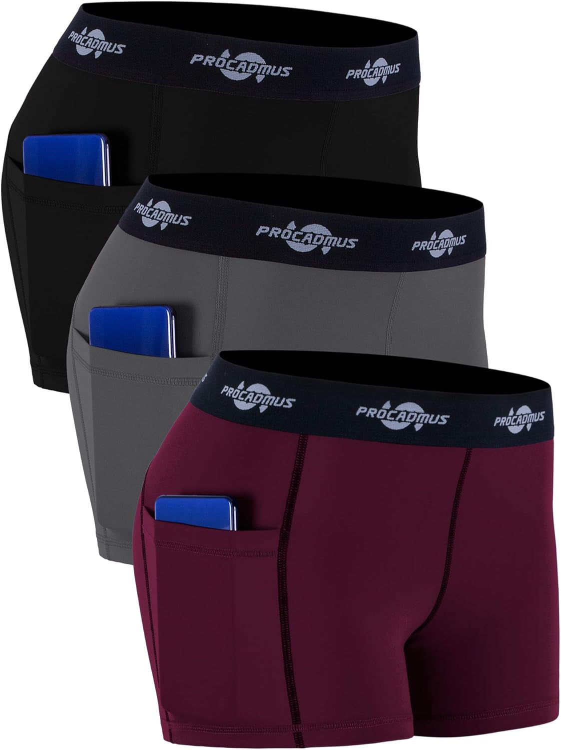 Pro Women's 3" Compression Spandex Volleyball Shorts - Ultimate Comfort & Performance