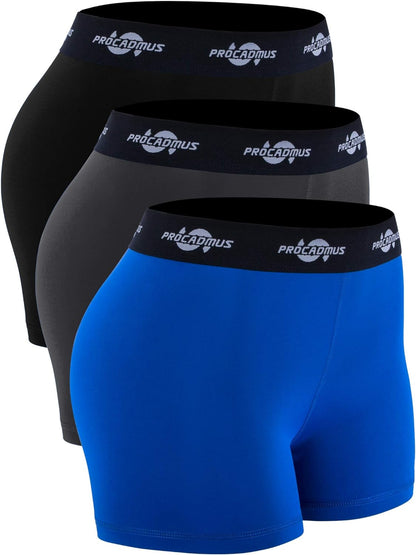 Pro Women's 3" Compression Spandex Volleyball Shorts - Ultimate Comfort & Performance