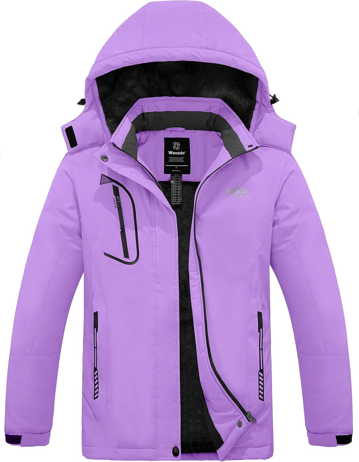 Women's Waterproof Ski Jacket - Windproof & Warm Hooded Winter Coat