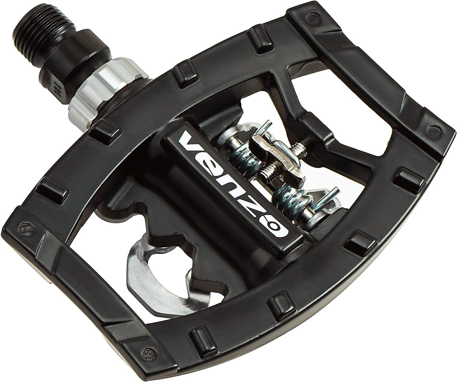Versatile Dual Function Clipless Pedals for Shimano SPD - Ideal for Mountain, Touring, and Road Bikes