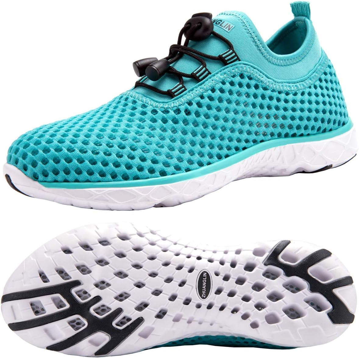 Quick-Dry Aqua Water Shoes for Women - 3-Second Drainage & All-Terrain Versatility for Swimming, Hiking, and Yoga