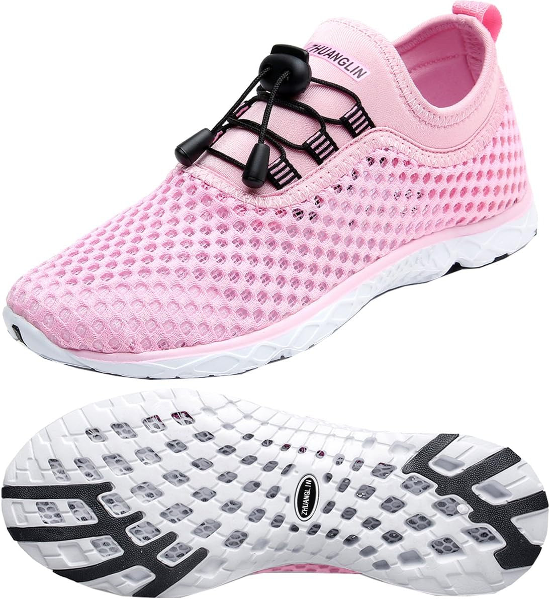 Quick-Dry Aqua Water Shoes for Women - 3-Second Drainage & All-Terrain Versatility for Swimming, Hiking, and Yoga