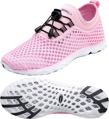 Quick-Dry Aqua Water Shoes for Women - 3-Second Drainage & All-Terrain Versatility for Swimming, Hiking, and Yoga