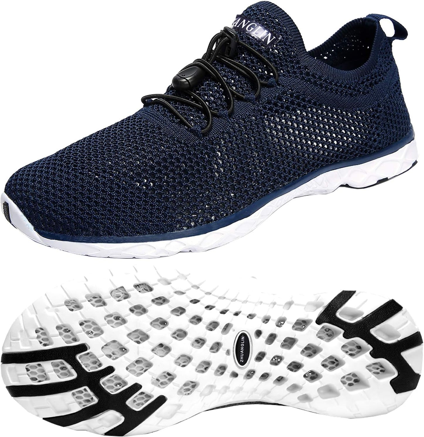Quick-Dry Aqua Water Shoes for Women - 3-Second Drainage & All-Terrain Versatility for Swimming, Hiking, and Yoga