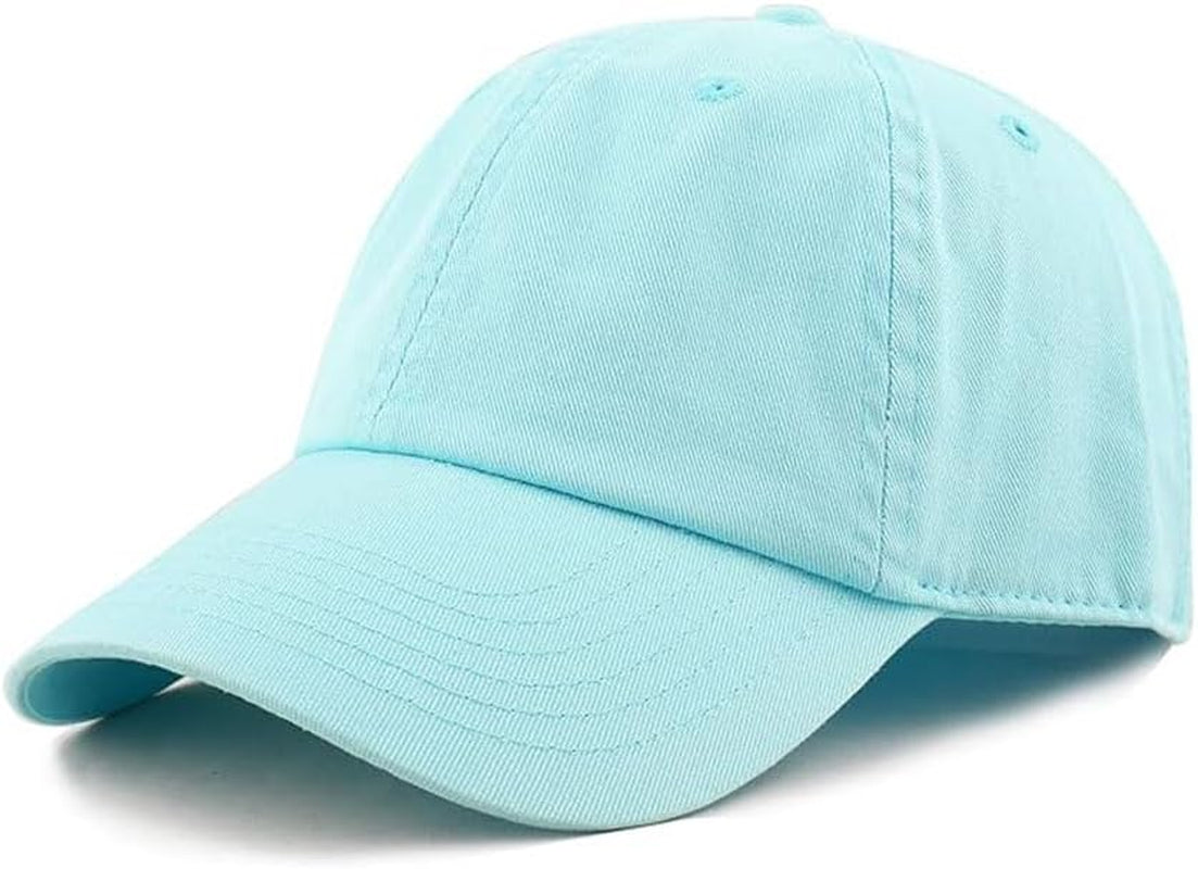 Stylish Baseball Dad Hat for Men & Women - Washed Cotton & Denim, UPF 50+ Cap for Running & Golf