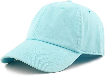 Stylish Baseball Dad Hat for Men & Women - Washed Cotton & Denim, UPF 50+ Cap for Running & Golf