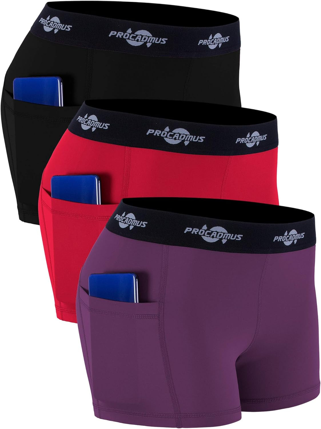 Pro Women's 3" Compression Spandex Volleyball Shorts - Ultimate Comfort & Performance