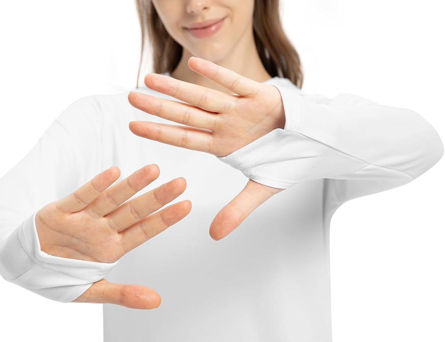 Lightweight Women's UPF 50+ Sun Protection Hoodie - Long Sleeve UV Fishing & Hiking Shirt