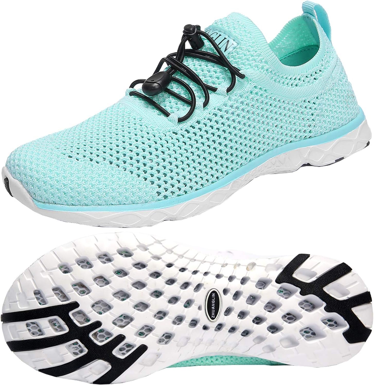 Quick-Dry Aqua Water Shoes for Women - 3-Second Drainage & All-Terrain Versatility for Swimming, Hiking, and Yoga