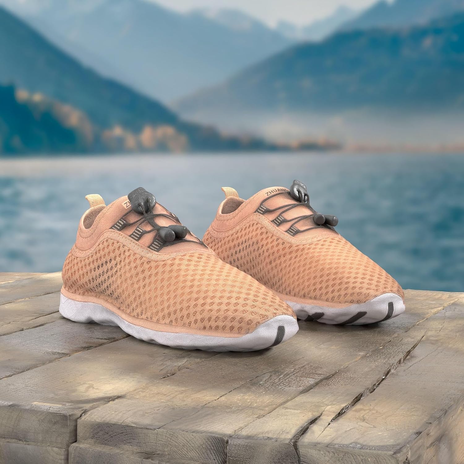 Quick-Dry Aqua Water Shoes for Women - 3-Second Drainage & All-Terrain Versatility for Swimming, Hiking, and Yoga