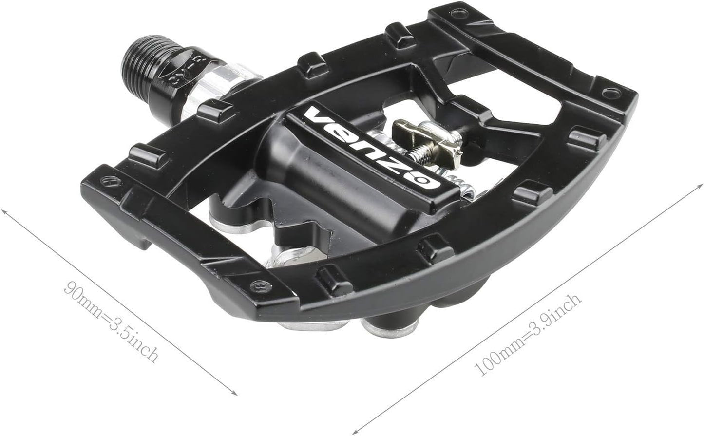 Versatile Dual Function Clipless Pedals for Shimano SPD - Ideal for Mountain, Touring, and Road Bikes