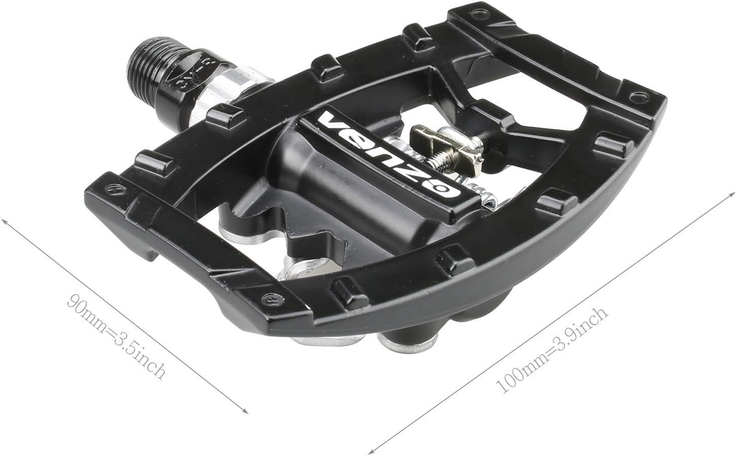 Versatile Dual Function Clipless Pedals for Shimano SPD - Ideal for Mountain, Touring, and Road Bikes