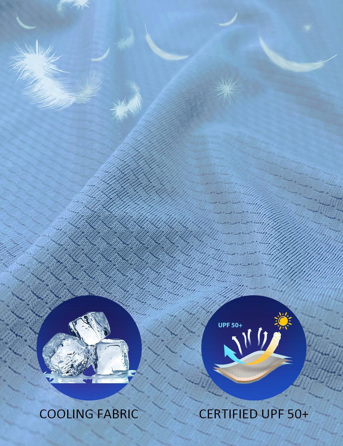 Women's UPF 50+ Sun Protection Hooded Jacket - Cooling Outdoor Performance Shirt with Pockets for Hiking